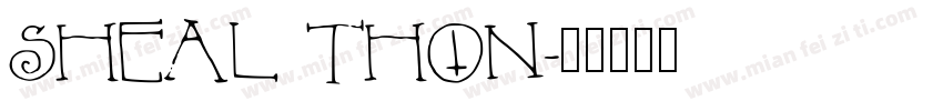 SHEAL THON字体转换
